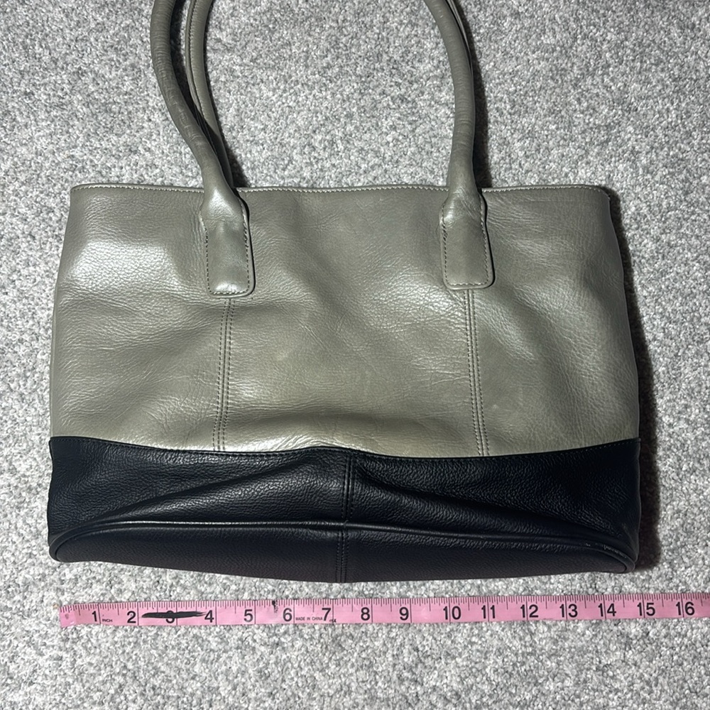 Ameri-Leather Gray & Black Elegant Two-Tone Leath… - image 4